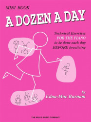 Edna-Mae Burnam: A Dozen a Day Mini Book (noty na klavír)