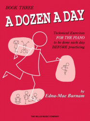 Edna-Mae Burnam: A Dozen a Day Book 3 (noty na klavír)