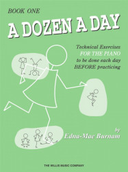 Edna-Mae Burnam: A Dozen a Day Book 1 (noty na klavír)