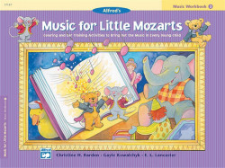 Music For Little Mozarts: Music Workbook 4 (noty na klavír)