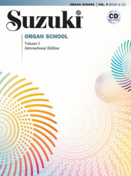Suzuki Organ School 5 (noty na varhany) (+audio)