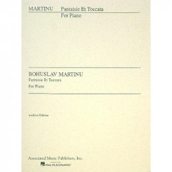 Bohuslav Martinů: Fantaisie Et Toccata For Piano (noty na klavír)