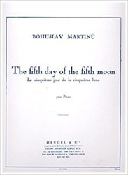 Bohuslav Martinů: The Fifth Day of the fifth Moon H318 (noty na klavír)