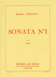 Bohuslav Martinů: Sonata No.1 (noty na klavír)