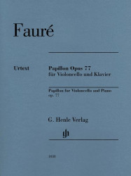 Gabriel Fauré: Papillon Op. 77 (noty na violoncello, klavír)