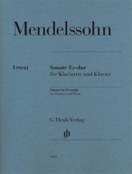 Felix Mendelssohn Bartholdy: Sonata in Eb Major (noty na klarinet, klavír)