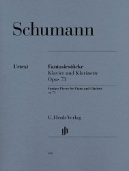 Robert Schumann: Fantasy Pieces For Clarinet And Piano Op.73 (noty na klarinet, klavír)