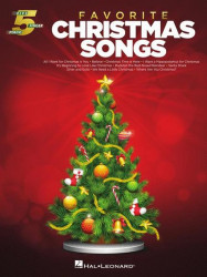 Favorite Christmas Songs for 5-Finger Piano (noty na pětiprstý klavír)