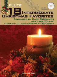 18 Intermediate Christmas Favorites (noty na příčnou flétnu) (+audio)