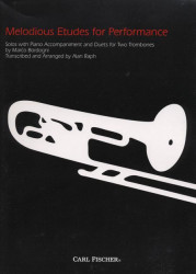 Marco Bordogni: Melodious Etudes For Performance (noty na pozoun, klavír)