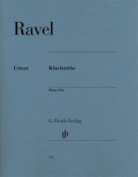 Maurice Ravel: Piano Trio (noty na housle, violoncello, klavír)