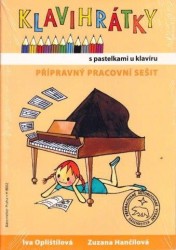 Klavihrátky - s pastelkami u klavíru - přípravný pracovní sešit