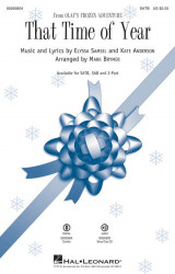 That Time of Year from Olaf's Frozen Adventure (noty na sborový zpěv, SATB) - SADA 5 ks