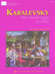 Dmitrij Kabalevskij: 30 Childrens Pieces Opus 27 (noty na klavír)