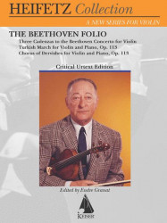 Jascha Heifetz Collection: The Beethoven Folio (noty na housle, klavír)