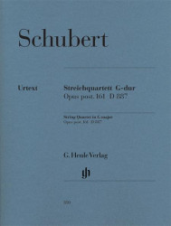 Franz Schubert: String Quartet in G Major, Op. post. 161 D 887 (noty pro smyčcový kvartet)