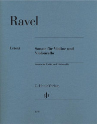 Maurice Ravel: Sonata For Violin And Violoncello (noty na housle, violoncello)