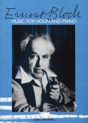 Ernest Bloch: Music (noty na housle, klavír)