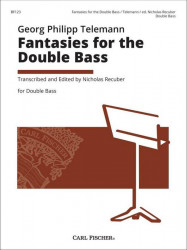 Georg Philipp Telemann: Fantasies For The Double Bass (noty na kontrabas)