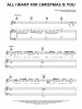 Popular Christmas Sheet Music 1980-2017 (noty na klavír, zpěv, akordy)