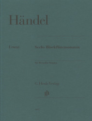Georg Friedrich Händel: 6 Recorder Sonatas (noty na zobcovou flétnu, klavír)