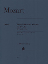 W.A. Mozart: String Duos K423, 424 (noty na housle, violu)
