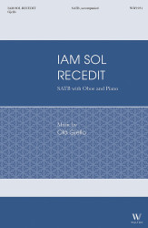 Ola Gjeilo: Iam Sol Recedit - SATB (noty na sborový zpěv, klavír, hoboj) - SADA 5 ks