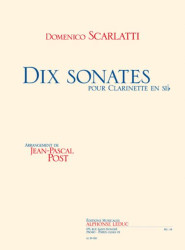 Domenico Scarlatti: 10 Sonatas (noty na klarinet)