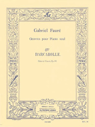 Gabriel Fauré: Barcarolle No.4 In A Flat Op.44 (noty na klavír)