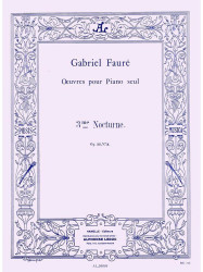 Gabriel Fauré: Nocturne No.3 In A Flat Op.33 (noty na klavír)