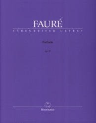 Gabriel Fauré: Ballade Op.19 (noty na sólo klavír)
