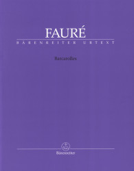 Gabriel Fauré: Barcarolles (noty na klavír)