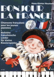Hans-Günter Heumann: Bonjour La France (noty na snadný klavír)
