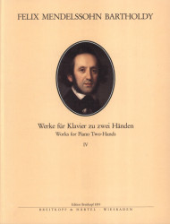 Felix Mendelssohn: Works For Piano Two-Hands 4 (noty na klavír)