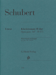 Franz Schubert: Piano Sonata B major (noty na klavír)