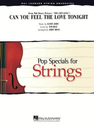 Elton John: Can You Feel the Love Tonight (noty pro smyčcový orchestr, party, partitura)