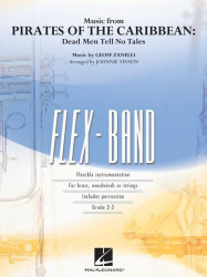 Music from Pirates of the Caribbean - Dead Men Tell No Tales (noty pro flexibilní orchestr, party, partitura)