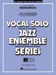 Somewhere from West Side Story (noty pro zpěv, jazzový orchestr, party, partitura)