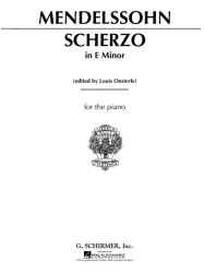 Felix Mendelssohn Bartholdy: Scherzo in E Minor, Op. 16, No. 2 (noty na klavír)