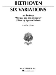Ludwig van Beethoven: 6 Variations (noty na klavír)