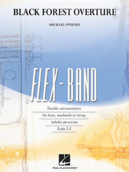 Michael Sweeney: Black Forest Overture (noty pro flexibilní orchestr, party, partitura)