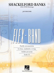 Jay Bocook: Shackelford Banks - Tale of Wild Mustangs (noty pro flexibilní orchestr, party, partitura)
