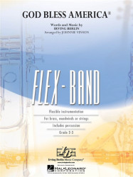 Irving Berlin: God Bless America (noty pro flexibilní orchestr, party, partitura)