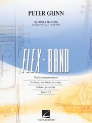 Henry Mancini: Peter Gunn (noty pro flexibilní orchestr, party, partitura)