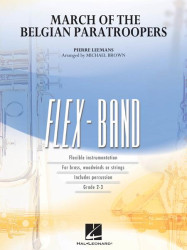 March of the Belgian Paratroopers (noty pro flexibilní orchestr, party, partitura)