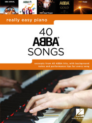 Really Easy Piano: 40 ABBA Songs (noty na snadný klavír)