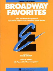 Essential Elements Broadway Favorites (noty pro klavírní doprovody)