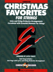 Essential Elements Christmas Favorites for Strings (noty pro dirigenta smyčcového orchestru)(+audio)