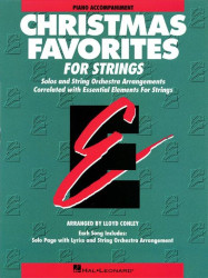 Essential Elements Christmas Favorites for Strings (noty pro klavírní doprovod)