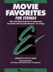 Essential Elements Movie Favorites for Strings (noty pro klavírní doprovod)